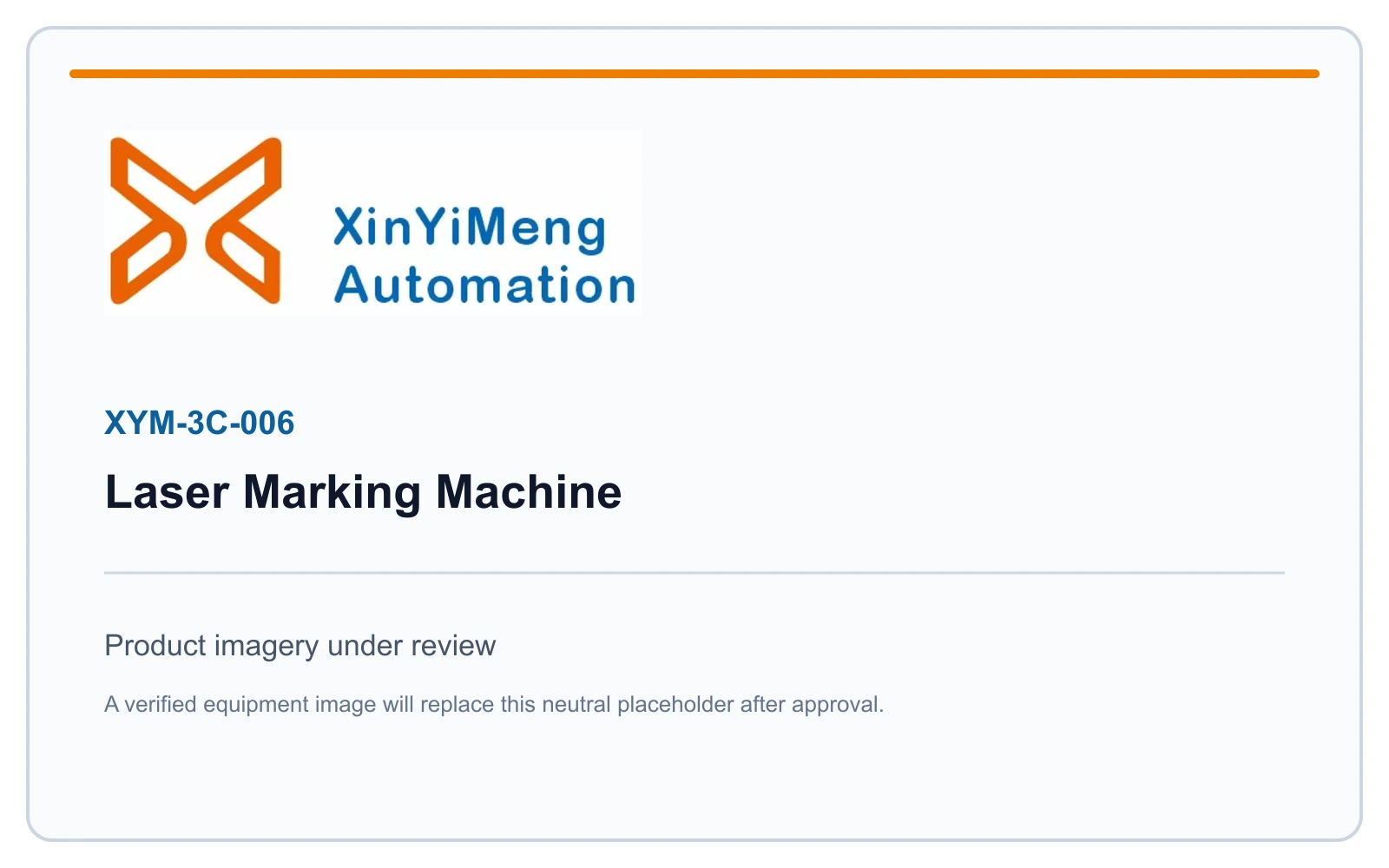 Laser Marking Machine (XYM-3C-006)